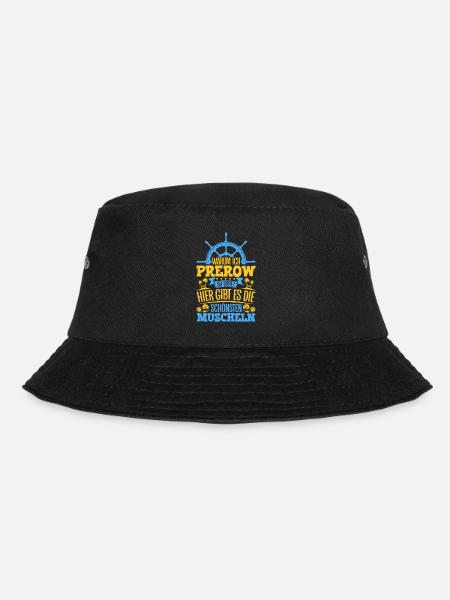 Schöne Muscheln - Warum ich Prerow so liebe - Bucket Hat - Schwarz