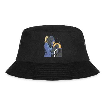 Welder outfit for welders - Bucket Hat - black - Front - Lela (165cm)
