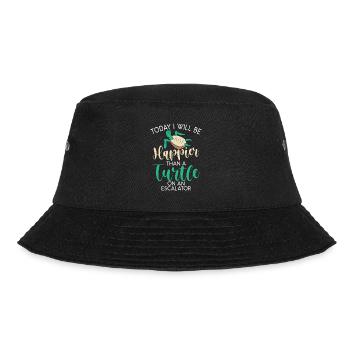 Turtle Owner Gift Turtle Lover - Bucket Hat - black - Front - Lela (165cm)
