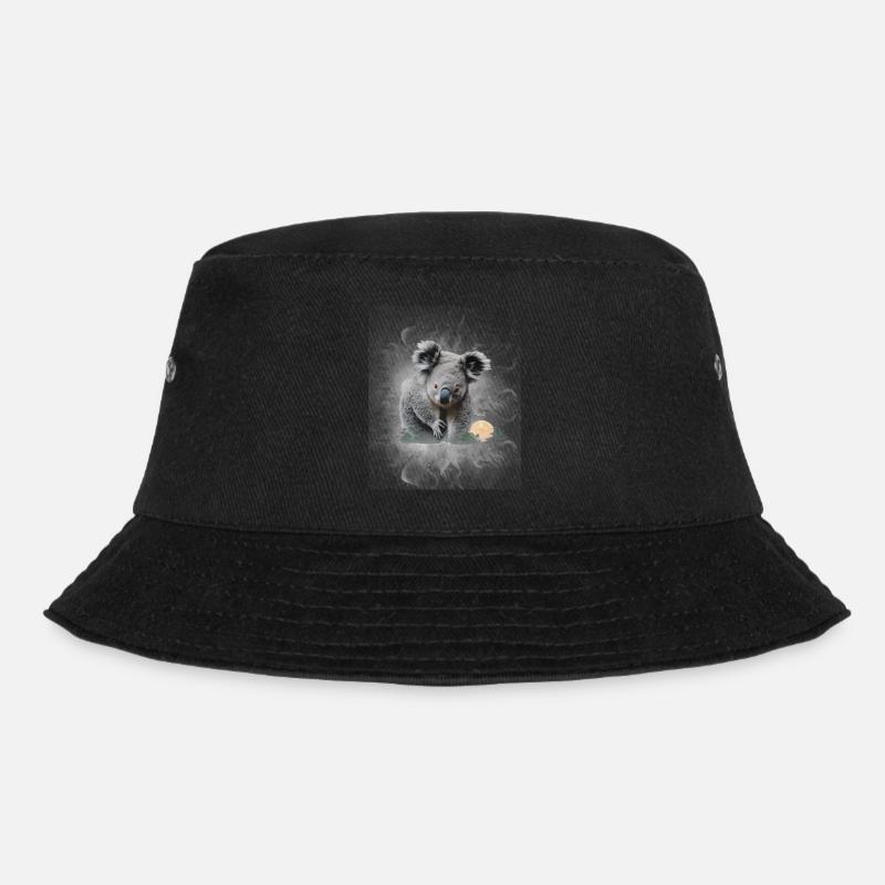 Koala - Bucket Hat - Schwarz