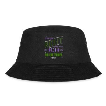 witzig hundeliebhaber spruch doggie cool bachhund - Bucket Hat - Schwarz - Vorne - Lela (165cm)