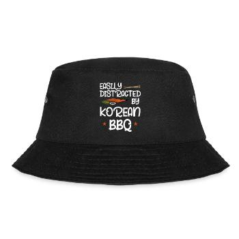Korean BBQ, Korean Band, Korean - Bucket Hat - black - Front - Lela (165cm)