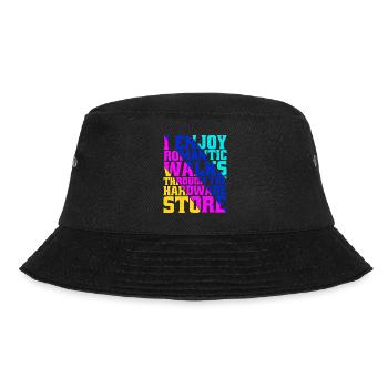 I Enjoy Romantic Walks Through Hardware Store 36 - Bucket Hat - black - Front - Lela (165cm)