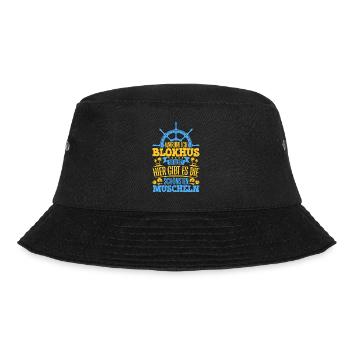 Schöne Muscheln - Warum ich Blokhus so liebe - Bucket Hat - Schwarz - Vorne - Lela (165cm)