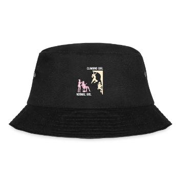 Klettern Bouldern - Bucket Hat - Schwarz - Vorne - Lela (165cm)