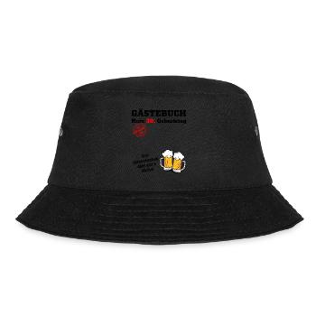 Gästebuch 30 Geburtstag Männer funny Design - Bucket Hat - Schwarz - Vorne - Lela (165cm)