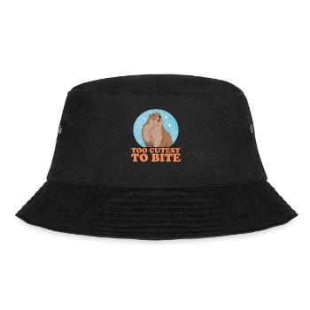 Groundhog Munggen Mankai Groundhog Gift - Bucket Hat - black - Front - Lela (165cm)