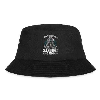Japanische Heilenergie Reiki Meister - Bucket Hat - Schwarz - Vorne - Lela (165cm)