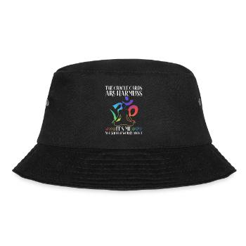 Reiki Spiritueller - Bucket Hat - Schwarz - Vorne - Lela (165cm)