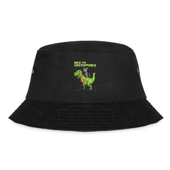 Raccoon design for possum and marsupial rat - Bucket Hat - black - Front - Lela (165cm)
