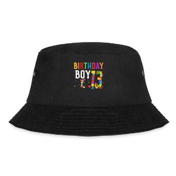 Birthday child building blocks 10 years old - Bucket Hat - black - Front - Lela (165cm)