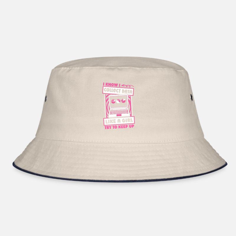 Data Science Data Analyst Girl Bucket Hat