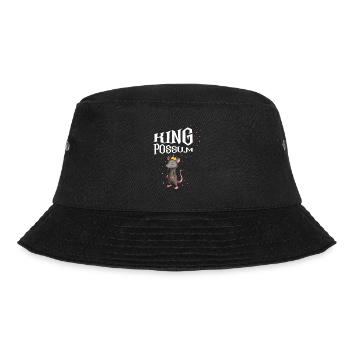 Sariga Design für Opossum und Waschbär - Bucket Hat - Schwarz - Vorne - Lela (165cm)