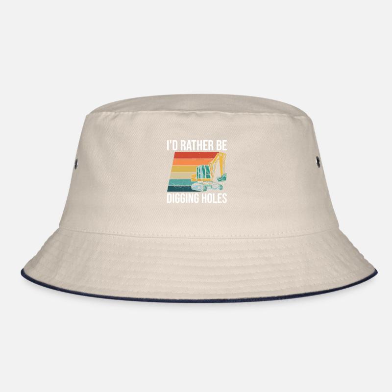 Bagger Baggerfahrer Baggern Bucket Hat