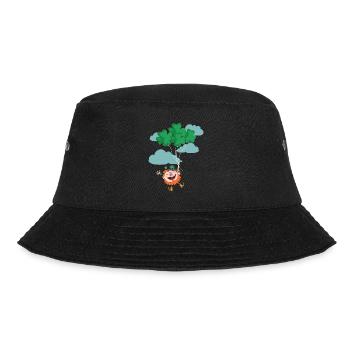 Ireland Irish Leprechaun St Patrick's Day Funny - Bucket Hat - black - Front - Lela (165cm)