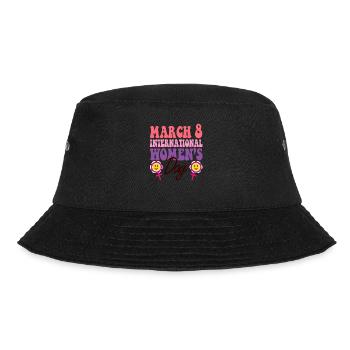 March is International Womens Day Month Celebratio - Bucket Hat - black - Front - Lela (165cm)