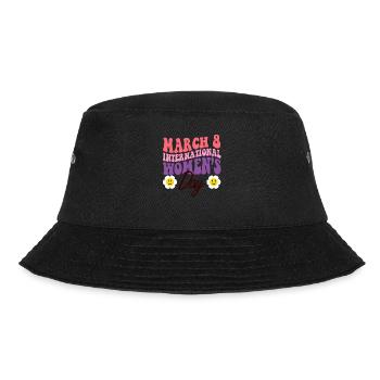 Classic Vintage International Womens Day - Bucket Hat - black - Front - Lela (165cm)