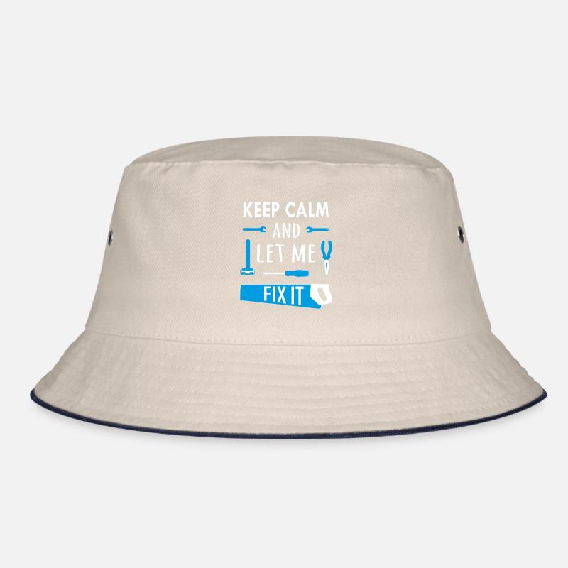 Keep calm and let me fix it Bucket Hat