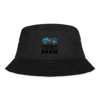 Life is better on the farm Farmers - Bucket Hat - black - Front - Lela (165cm)