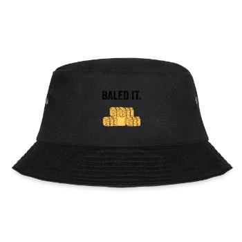 Baled It Farm Live Corn Food - Bucket Hat - black - Front - Lela (165cm)