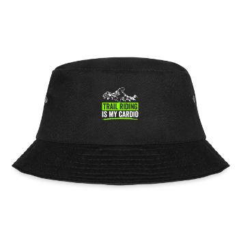 Viereck - Bucket Hat - Schwarz - Vorne - Lela (165cm)