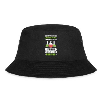 Chemical Engineering If I Run You Should Chemical - Bucket Hat - black - Front - Lela (165cm)
