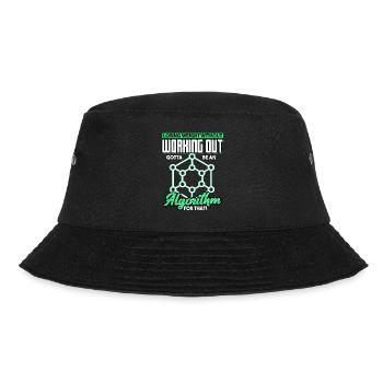 Losing Weight Without Working Out Gotta Algorithm - Bucket Hat - black - Front - Lela (165cm)