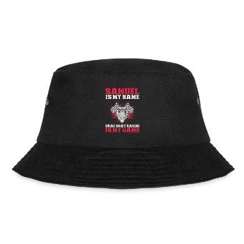 Drag boat design for racing boaters - Bucket Hat - black - Front - Lela (165cm)
