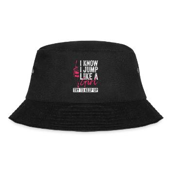 Stabhochspringer Mädchen Stabhochsprung - Bucket Hat - black - Front - Lela (165cm)