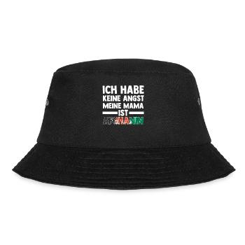 Ich habe keine Angst meine Mama ist Afghanin - Bucket Hat - Schwarz - Vorne - Lela (165cm)