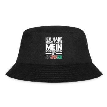 Ich habe keine Angst mein Schwiegersohn ist Afghan - Bucket Hat - Schwarz - Vorne - Lela (165cm)