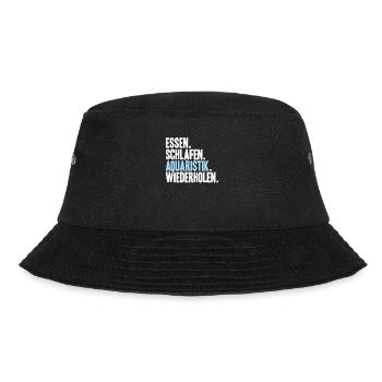 Aquaristik Aquarianer Aquarium Fische Aquarist - Bucket Hat - Schwarz - Vorne - Lela (165cm)