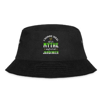Jardin idée cadeau pour Jardinier Potager Citation - Bob - noir - Devant - Lela (165cm)