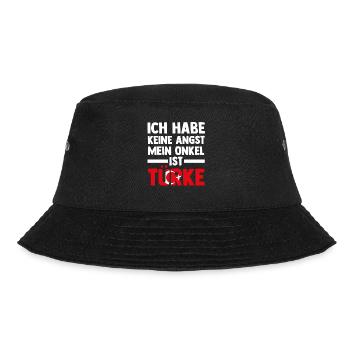 Ich habe keine Angst mein Onkel ist Türke - Bucket Hat - Schwarz - Vorne - Lela (165cm)