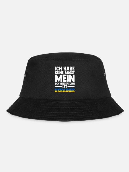 Ich habe keine Angst mein Schwiegersohn ist Ukrain - Bucket Hat - Schwarz