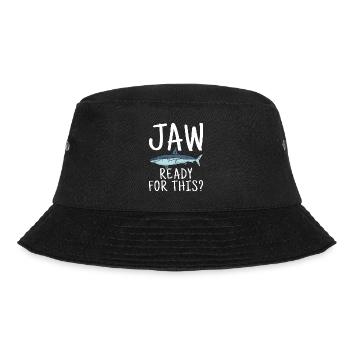 Shark Gift Shark Lover - Bucket Hat - black - Front - Lela (165cm)