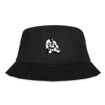 Starker Karate-Gorilla im Gi - Japan Karateka - Bucket Hat - Schwarz - Vorne - Lela (165cm)