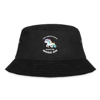 Artificial leg design for leg prostheses - Bucket Hat - black - Front - Lela (165cm)