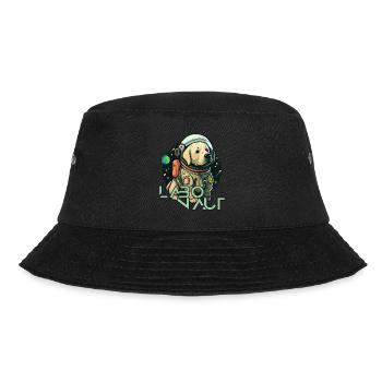 LabbiNaut Labrador Astronaut Dog daddy - Bucket Hat - black - Front - Lela (165cm)