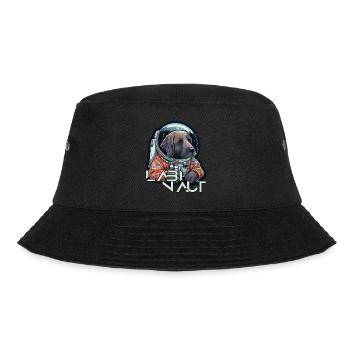 LabbiNaut Labrador Astronaut Dog daddy - Bucket Hat - black - Front - Lela (165cm)