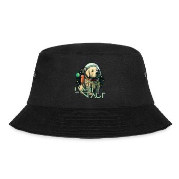 LabbiNaut Labrador Astronaut Dog daddy - Bucket Hat - black - Front - Lela (165cm)