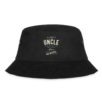 The Call Me Uncle Because Partner in Crime - Bucket Hat - black - Front - Lela (165cm)