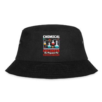 Chemical Engineer Chemist Chemical Engineering - Bucket Hat - black - Front - Lela (165cm)