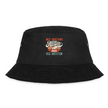 Abitur 20203 mit Abstand die Besten Abi 2023 - Bucket Hat - Schwarz - Vorne - Lela (165cm)