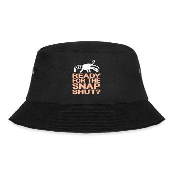 Ready For The Snap Shut? Funny Pistol Shrimp - Bucket Hat - Schwarz - Vorne - Lela (165cm)