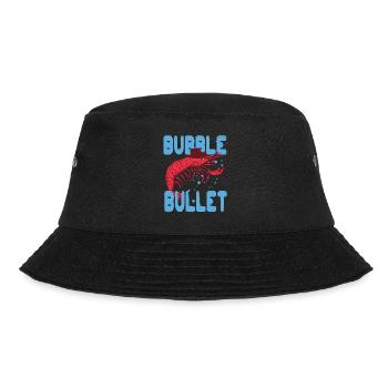 Bubble Bullet Retro Funny Pistol Shrimp Designs - Bucket Hat - black - Front - Lela (165cm)
