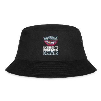 Zahntechniker - Bucket Hat - Schwarz - Vorne - Lela (165cm)