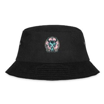Niedlicher Dämon - Chibi Anime Little Devil - Bucket Hat - Schwarz - Vorne - Lela (165cm)