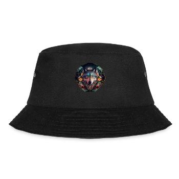 Wölfe Silhouette Naturschutz Tierschutz Wolf - Bucket Hat - Schwarz - Vorne - Lela (165cm)