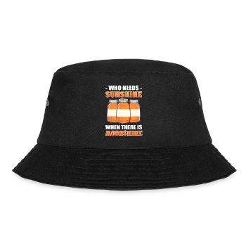 Who Needs Sunshine When There Is Moonshine - Bucket Hat - black - Front - Lela (165cm)